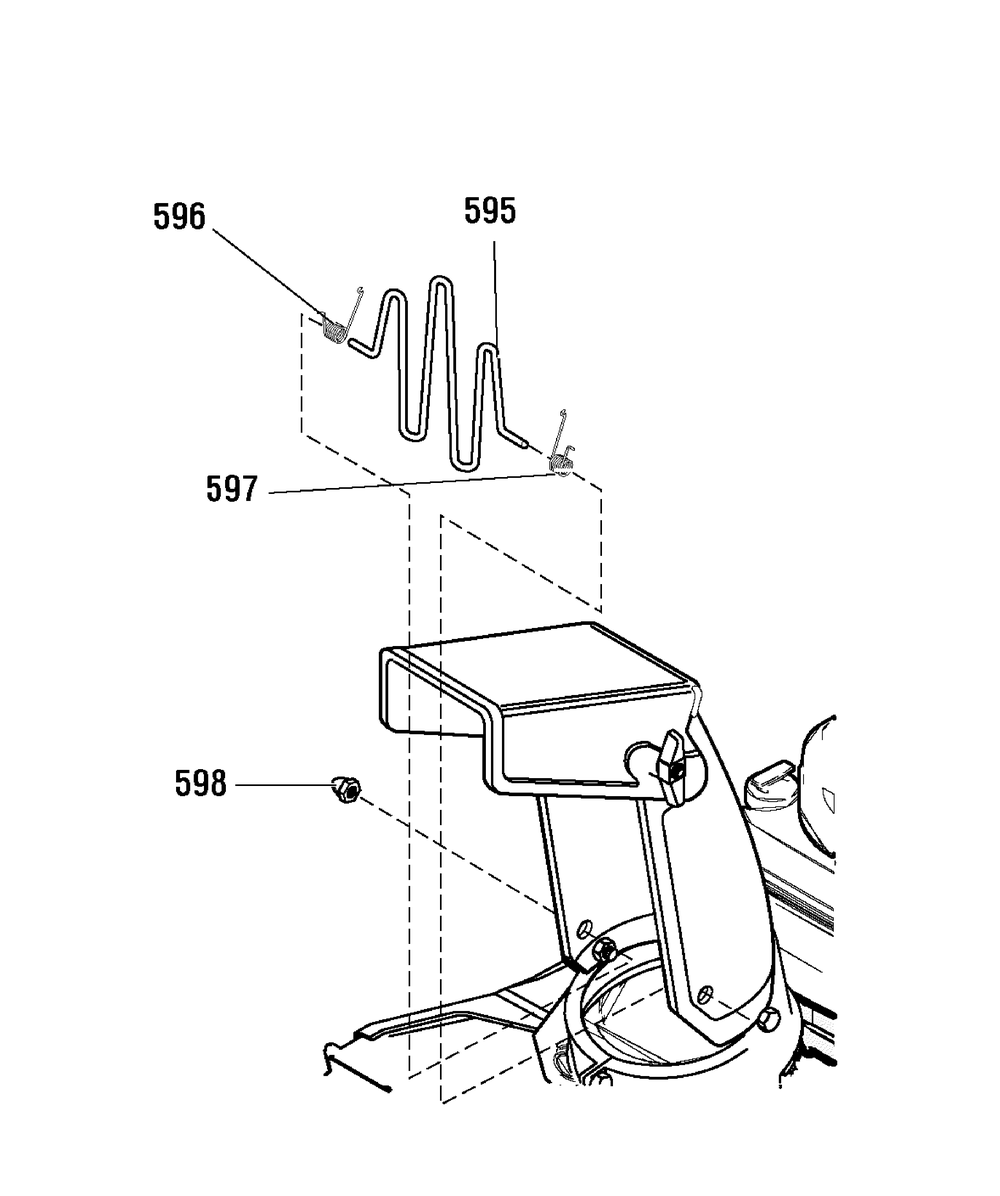 Chute Guard Diagram and Parts List for 6210700X116NA-PM40 2007 Briggs and Stratton Snow Blower